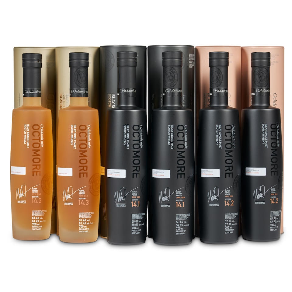 Mixed Bruichladdich Octomore (6 750ml bottles) (1 of 1)