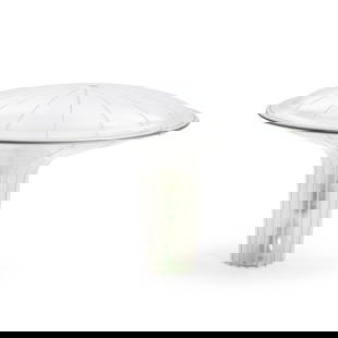 Ross Lovegrove (b. 1958) for Luceplan 'Agaricon D36' Table Lamp, Italy, designed, 2001, polycarb...: Ross Lovegrove (b. 1958) for Luceplan 'Agaricon D36' Table Lamp, Italy, designed, 2001, polycarbonate, metal, maker's label on the base, ht. 11 3/4, shade dia. 16 in. For further information on this l