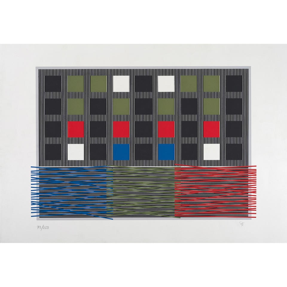 Jesús Rafael Soto (1923-2005); Untitled, from Olympic Centennial; (1 of 1)