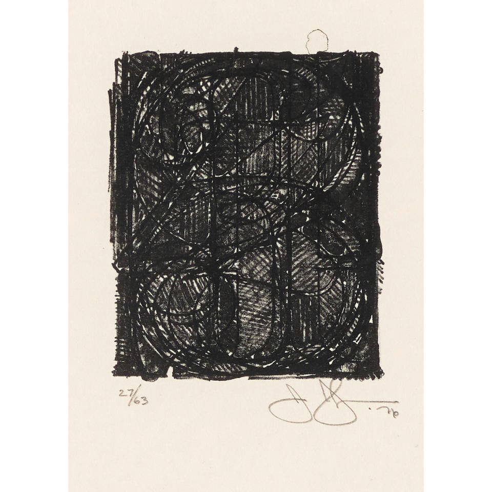 Jasper Johns (born 1930); 0 Through 9; Auction