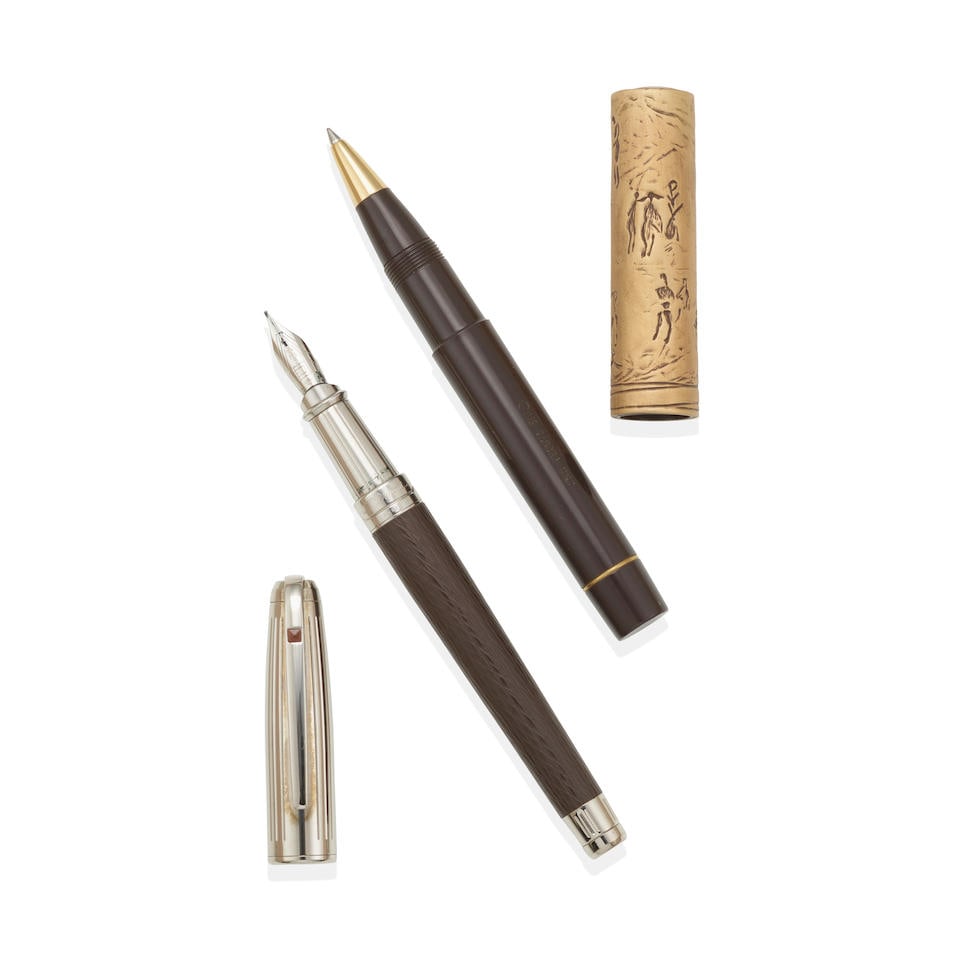 A ROLLERBALL PEN AND A LIMITED EDITION FOUNTAIN PEN (1 of 1)