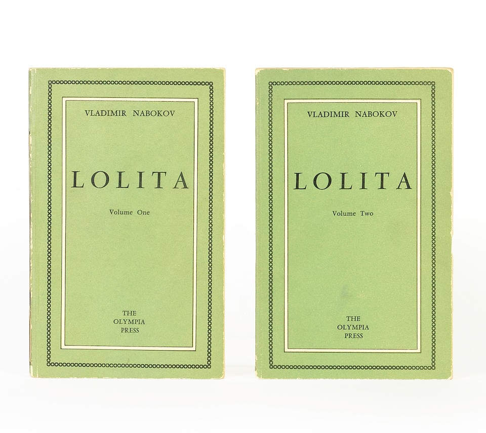 NABOKOV (VLADIMIR) Lolita, 2 vol., FIRST EDITION, FIRST ISSUE, Paris, Olympia Press, 1955 (1 of 2)