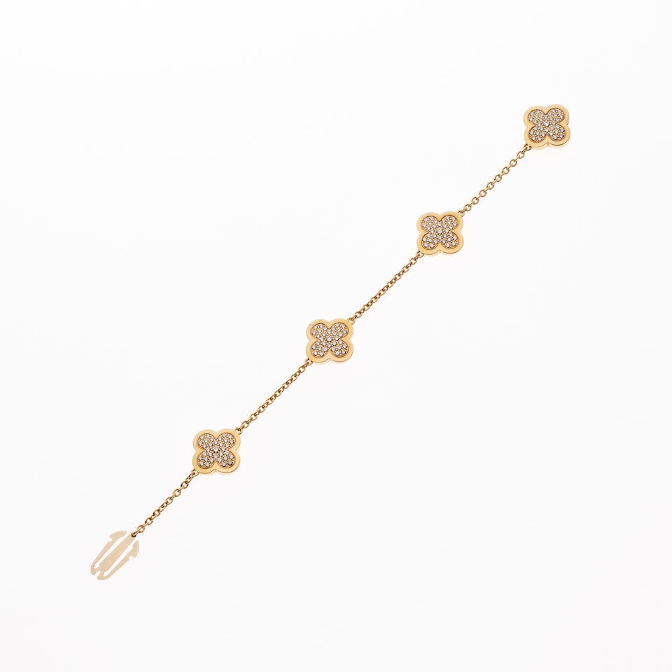 VAN CLEEF & ARPELS: BRACELET 'PURE ALHAMBRA' DIAMANTS (1 of 2)