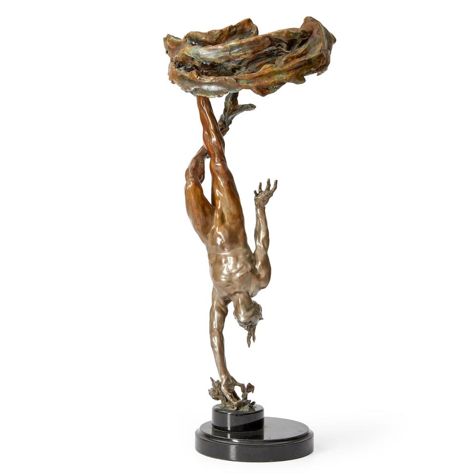 MARY LOUISE SNOWDEN (American, born 1940) Rain Pillar (32 11/16 x 9 13/16 in (83.0 x 25.0 cm)) (1 of 4)