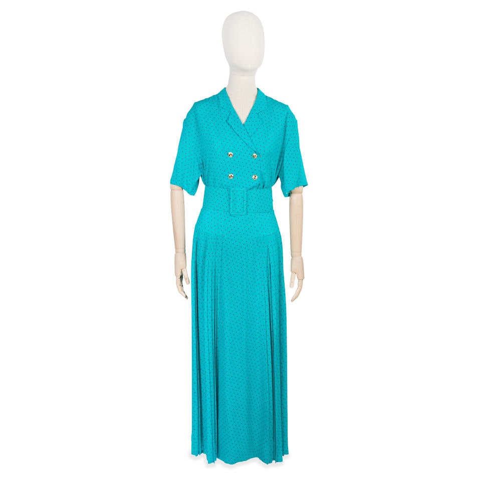 Elizabeth Debicki (as Princess Diana): A blouse and skirt ensemble Season 5, Episode 1, 'Queen V... (1 of 3)