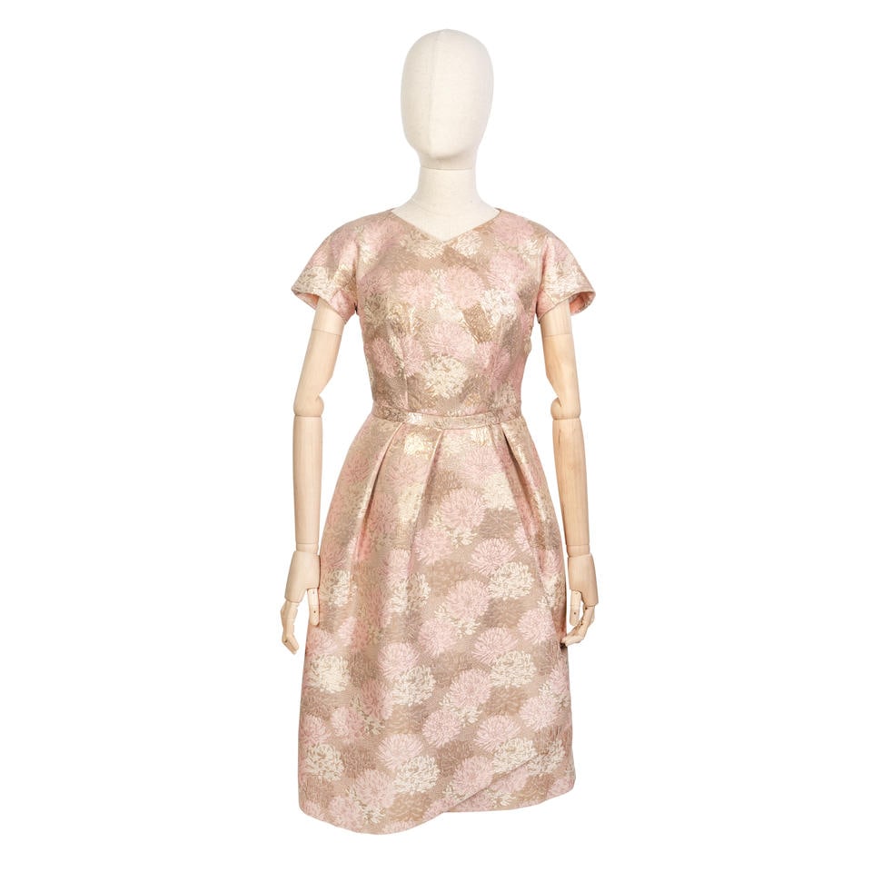 Claire Foy (as the Queen): A three-quarter length floral print dress Season 2, Episode 9, 'Pater... (1 of 3)