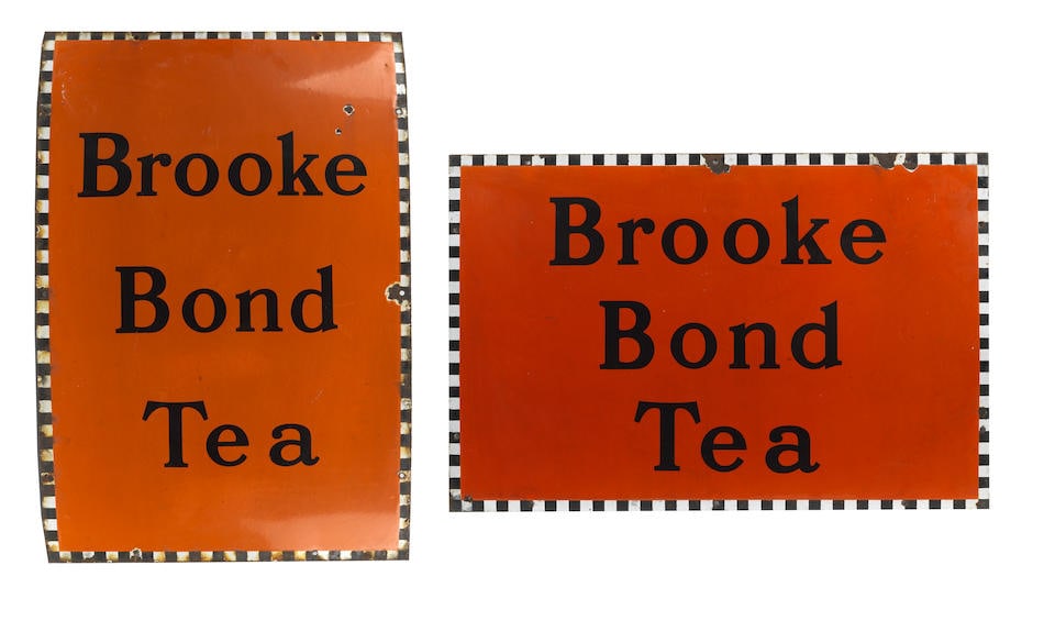 Two Brooke Bond Tea enamel signs,  ((2)) (1 of 1)