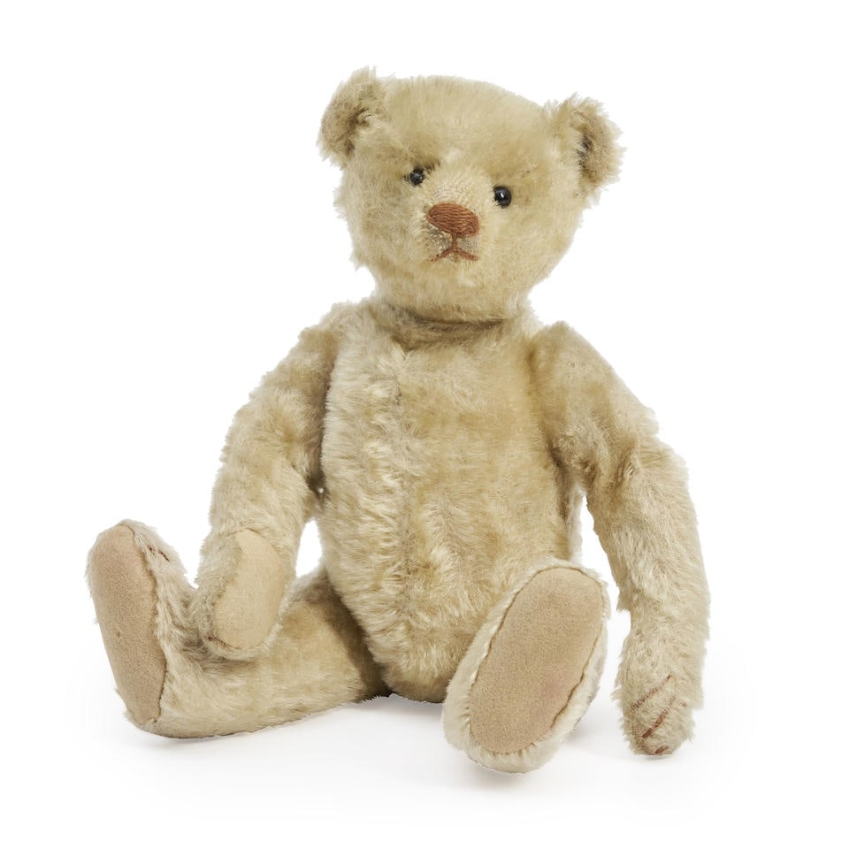 STEIFF BLONDE MOHAIR TEDDY BEAR (1 of 1)