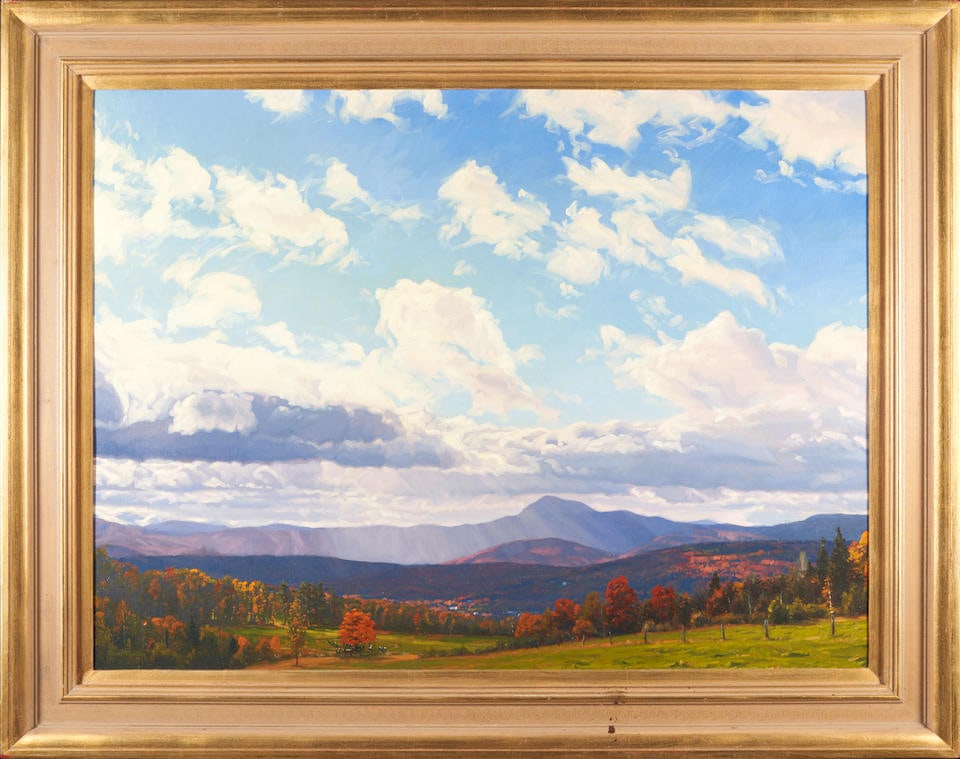 RONAL A. PARLIN (BORN 1956) OLD BLUE SKIES, 1999 (1 of 4)