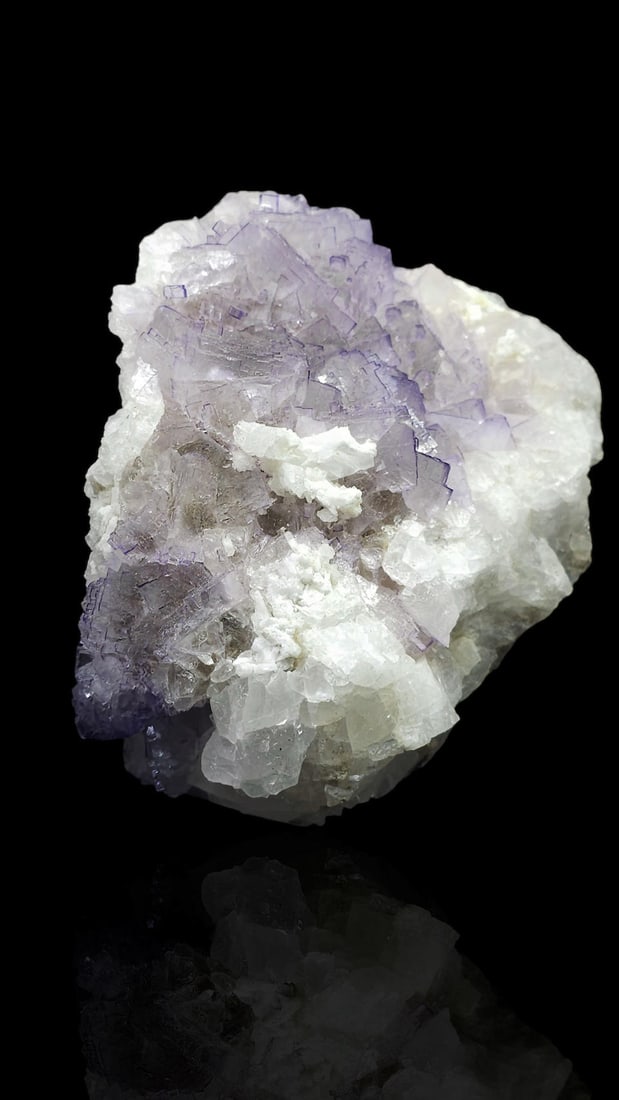 Purple Fluorite with Calcite (1 of 2)
