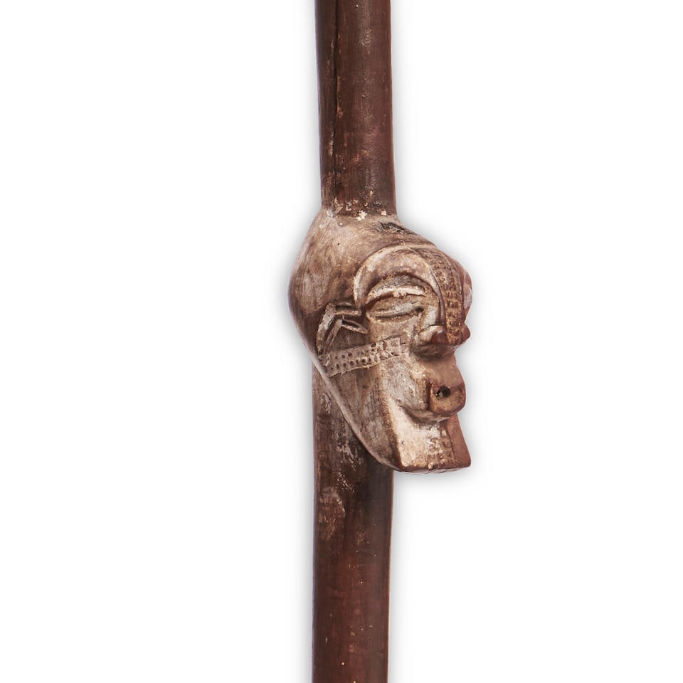 A Songye wood staff  lg. 51 in. (1 of 6)