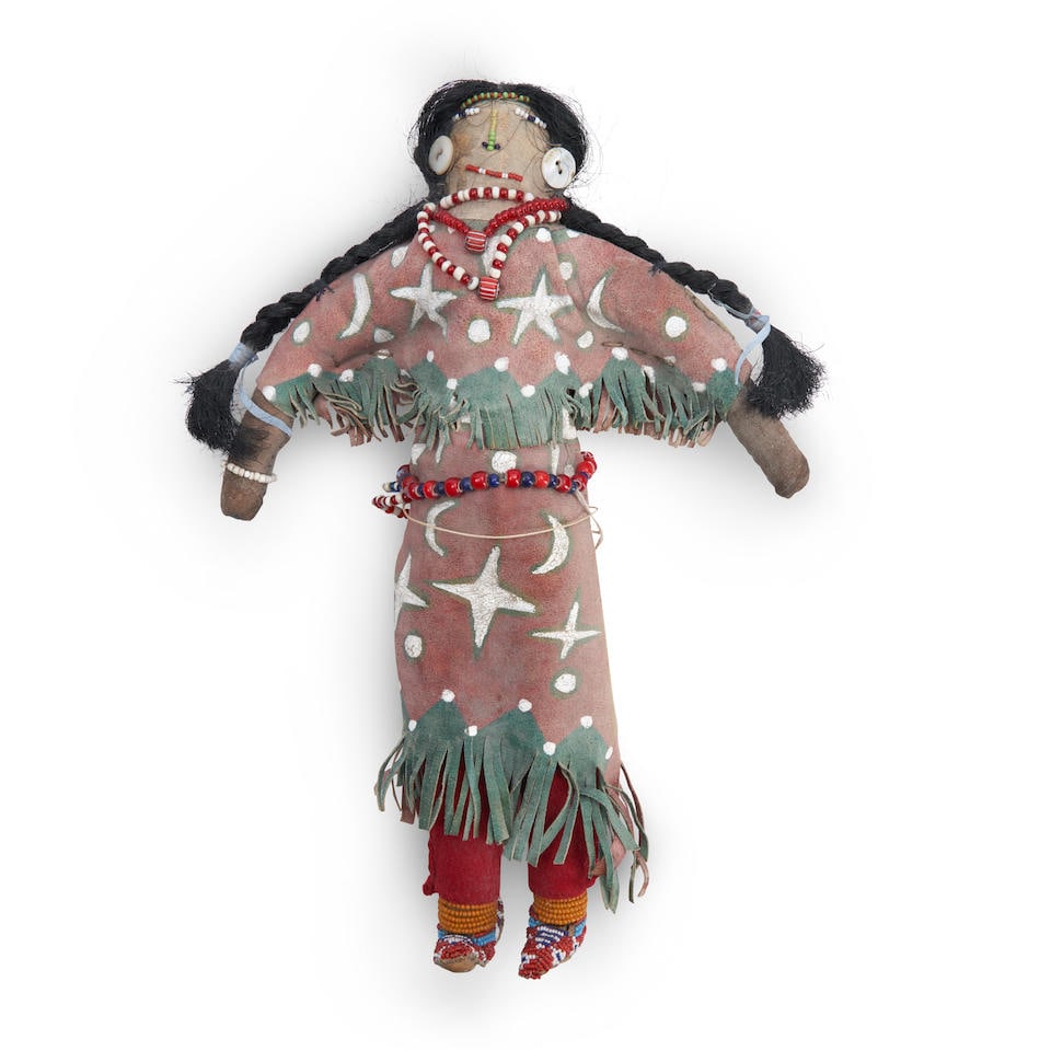 A Plains Ghost Dance doll ht. 13 1/4 in. (1 of 3)