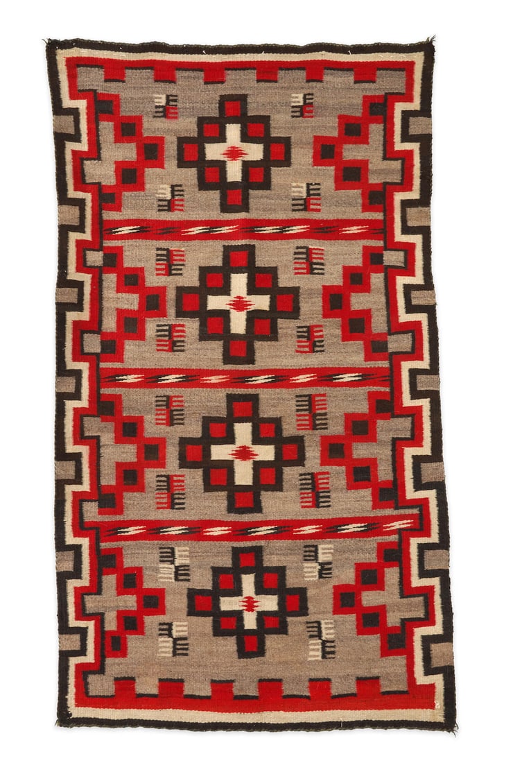 A (Diné) Navajo regional rug  64 1/2 x 37 1/2 in. (1 of 2)