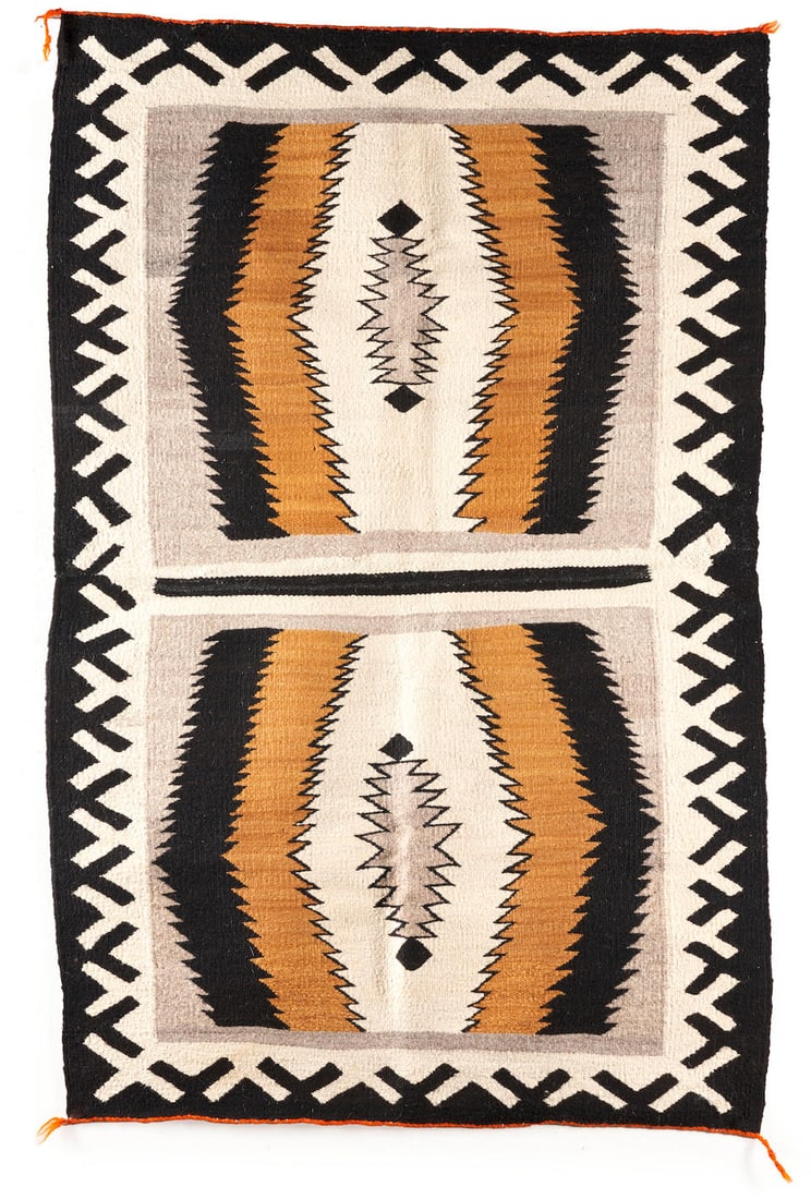 A Diné (Navajo) rug 52 x 34 in. (1 of 2)