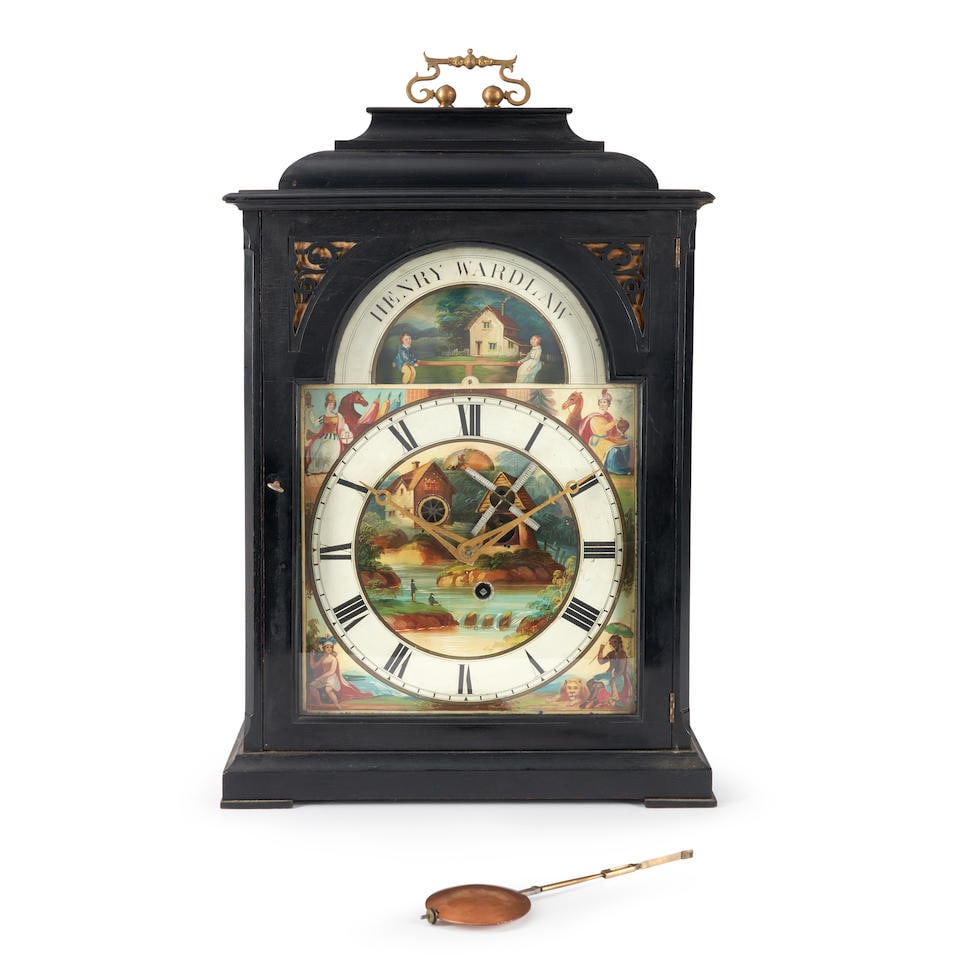 Georgian Bracket Atomaton Clock, (1 of 1)
