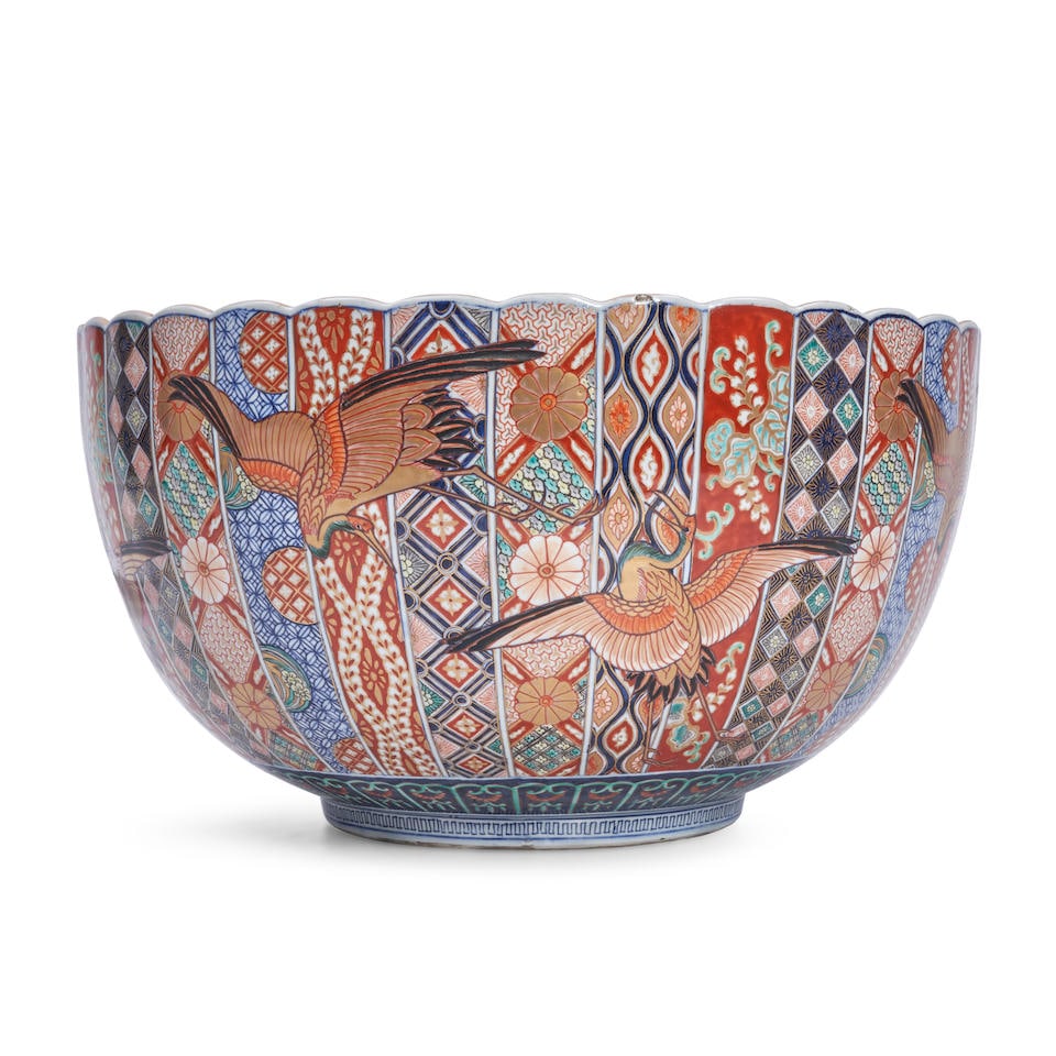 Large Japanese Imari Bowl, 19th century, (1 of 1)