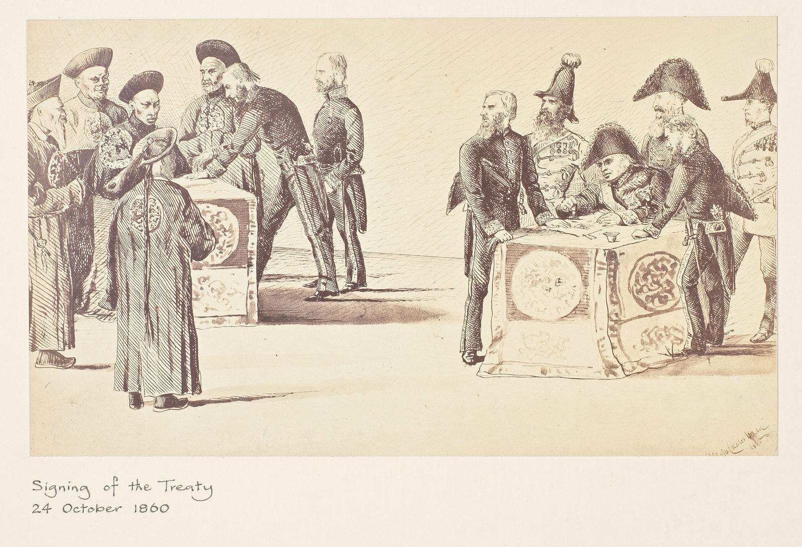 CREALOCK (HENRY HOPE) AND FELICE BEATO Chinese War Sketches of the Allied Expedition To Pekin in...: CREALOCK (HENRY HOPE) AND FELICE BEATO Chinese War Sketches of the Allied Expedition To Pekin in 1860, FIRST AND ONLY EDITION, 28 (of 31) albumen prints of Crealock's sketches (8 of which hand-colour