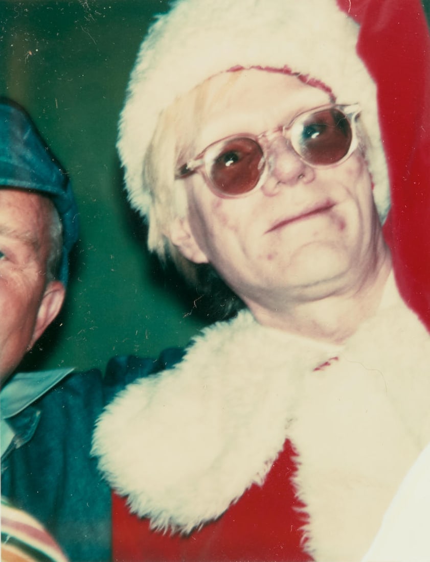 Brigid Berlin (1939-2020); Andy Warhol in Santa Costume; (1 of 2)