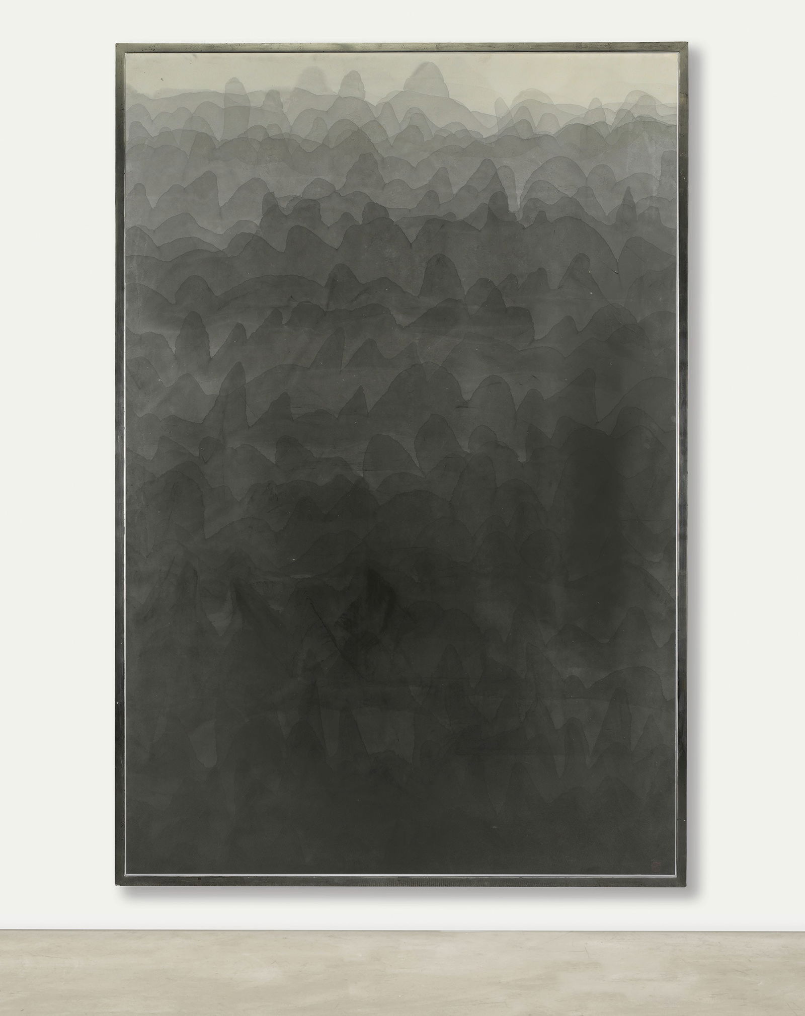 MINJUNG KIM (B. 1962) Echo 2005: MINJUNG KIM (B. 1962) Echo 2005 signed, stamped with the artist's stamp and dated 2005 ink on mulberry Hanji paper 209 by 140 cm. 82 11/16 by 55 1/8 in. Footnotes: Provenance