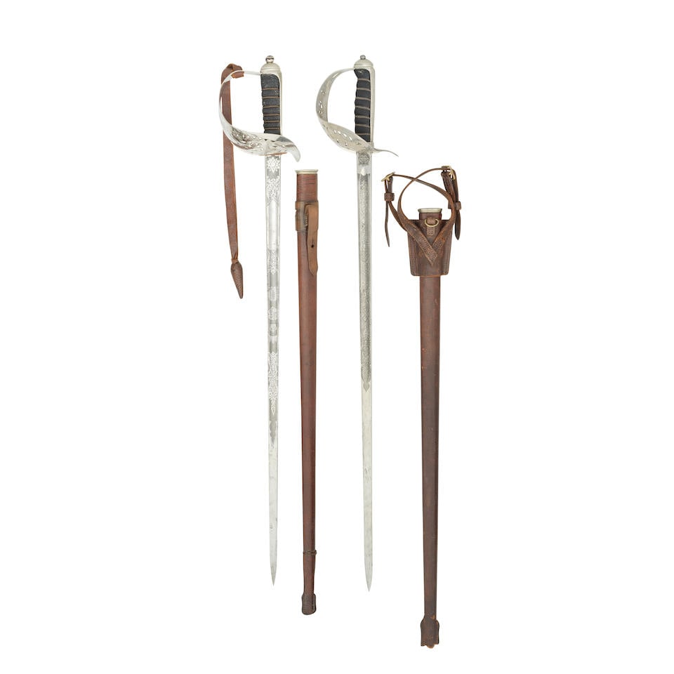 Two 1897 Pattern Infantry Officer's Swords (1 of 1)