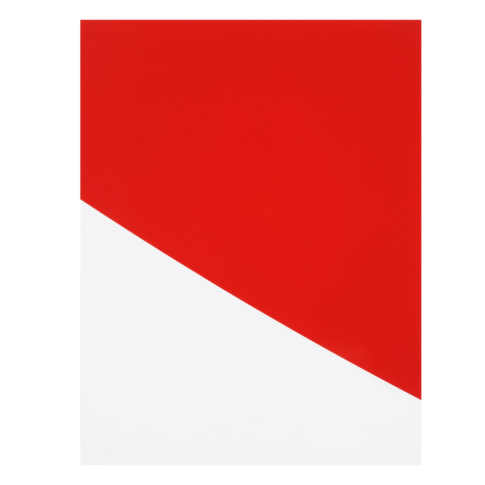 Ellsworth Kelly (1923-2015); Red Curve; (1 of 1)