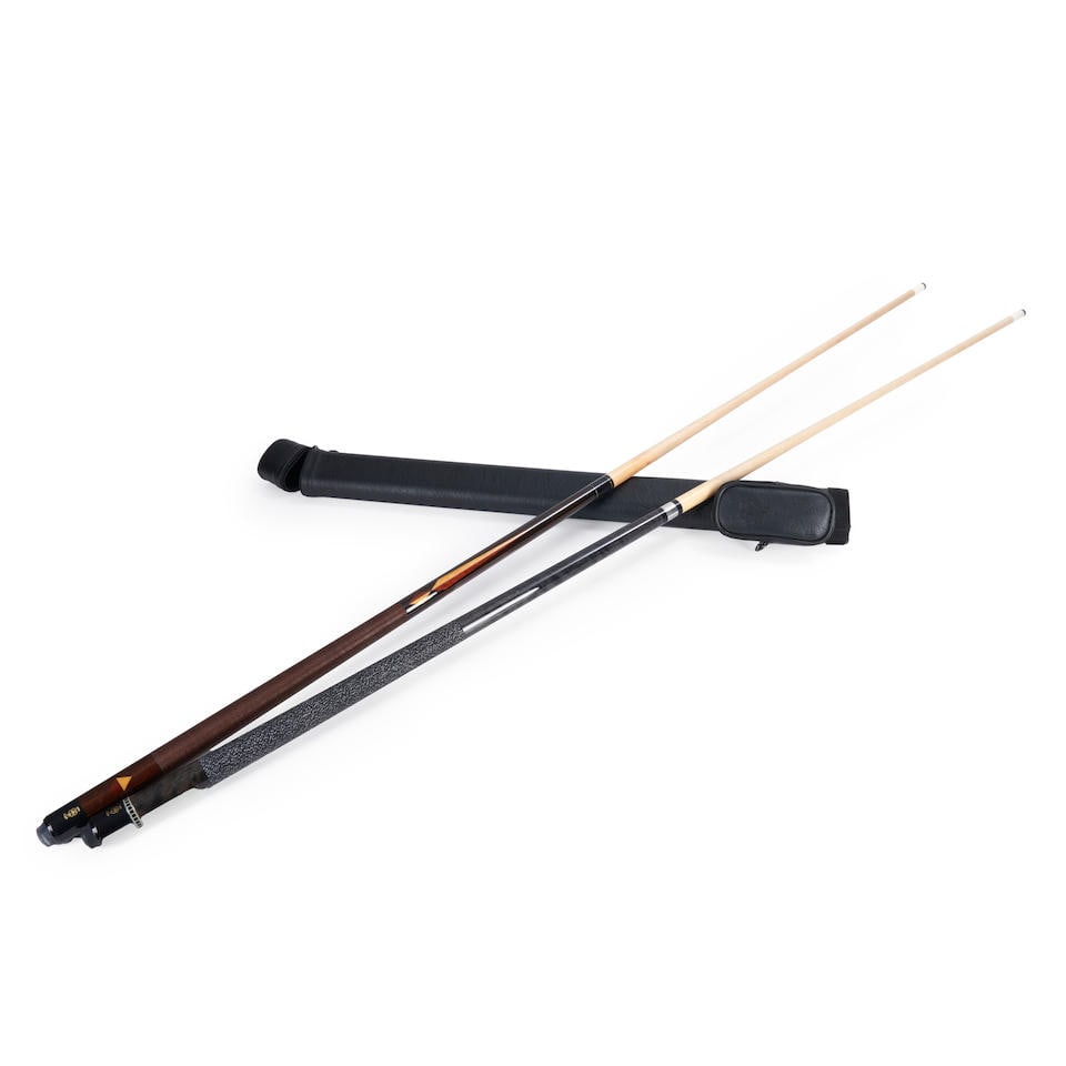 TWO MODERN CASED MCDERMOTT POOL CUES (1 of 1)