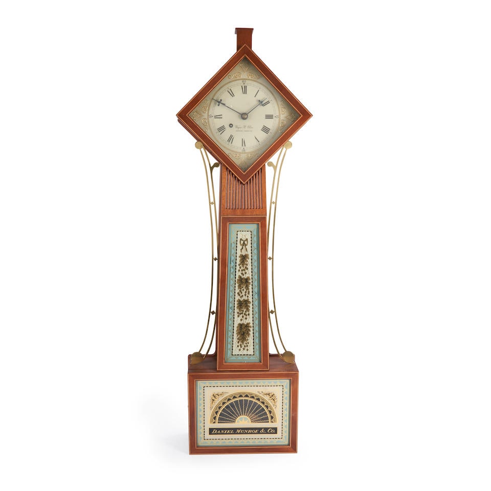 WAYNE R. CLINE DIAMOND HEAD BANJO CLOCK (1 of 1)