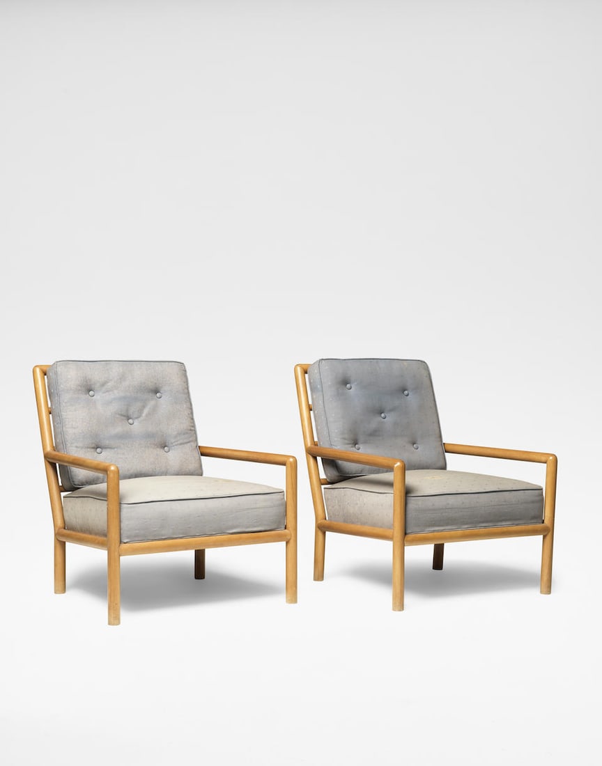 T.H. Robsjohn-Gibbings Pair of armchairs, 1950 (1 of 2)