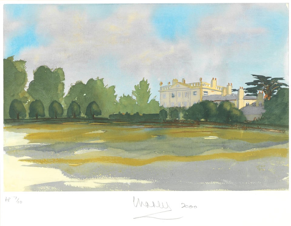 HM King Charles III (British, born 1948) Highgrove Lithograph in colours, 2000, on wove paper, s... (1 of 2)