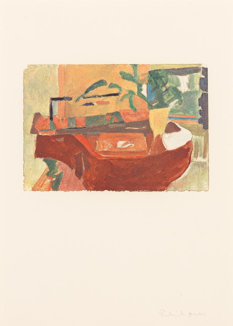 Patrick Heron (British, 1920-1999) Piano: 1943, from The Shapes of Colour Screenprint in colours...: Patrick Heron (British, 1920-1999) Piano: 1943, from The Shapes of Colour Screenprint in colours, 1978, on Arches wove paper, signed in pencil, from the edition of 50, printed by Kelpra Studio, co-pub