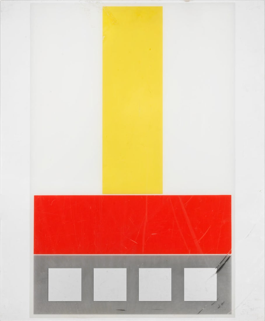 Jesús Rafael Soto (Venezuelan, 1923-2005) Serigrafia C, from Jai-Alai Screenprint in colour... (1 of 3)