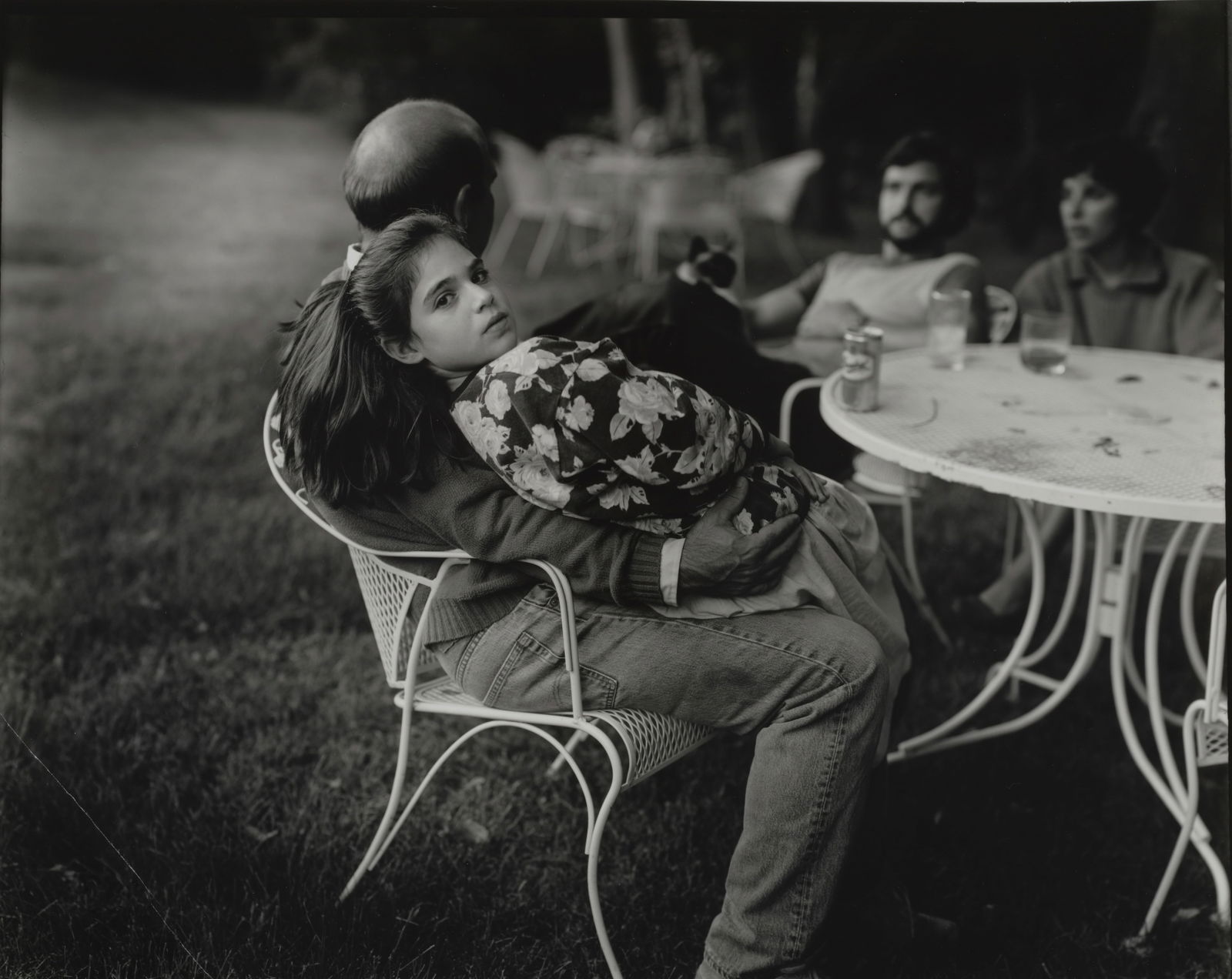 Sally Mann (born 1951); Untitled (Leah and her Father) (from 'At Twelve');: Sally Mann (born 1951) Untitled (Leah and her Father) (from 'At Twelve'), c. 1983-1985 Gelatin silver print; signed in pencil on the reverse. 10 x 12 5/8 in. (25.4 x 32.1 cm.) sheet 10 3/8 x 13 in. (2