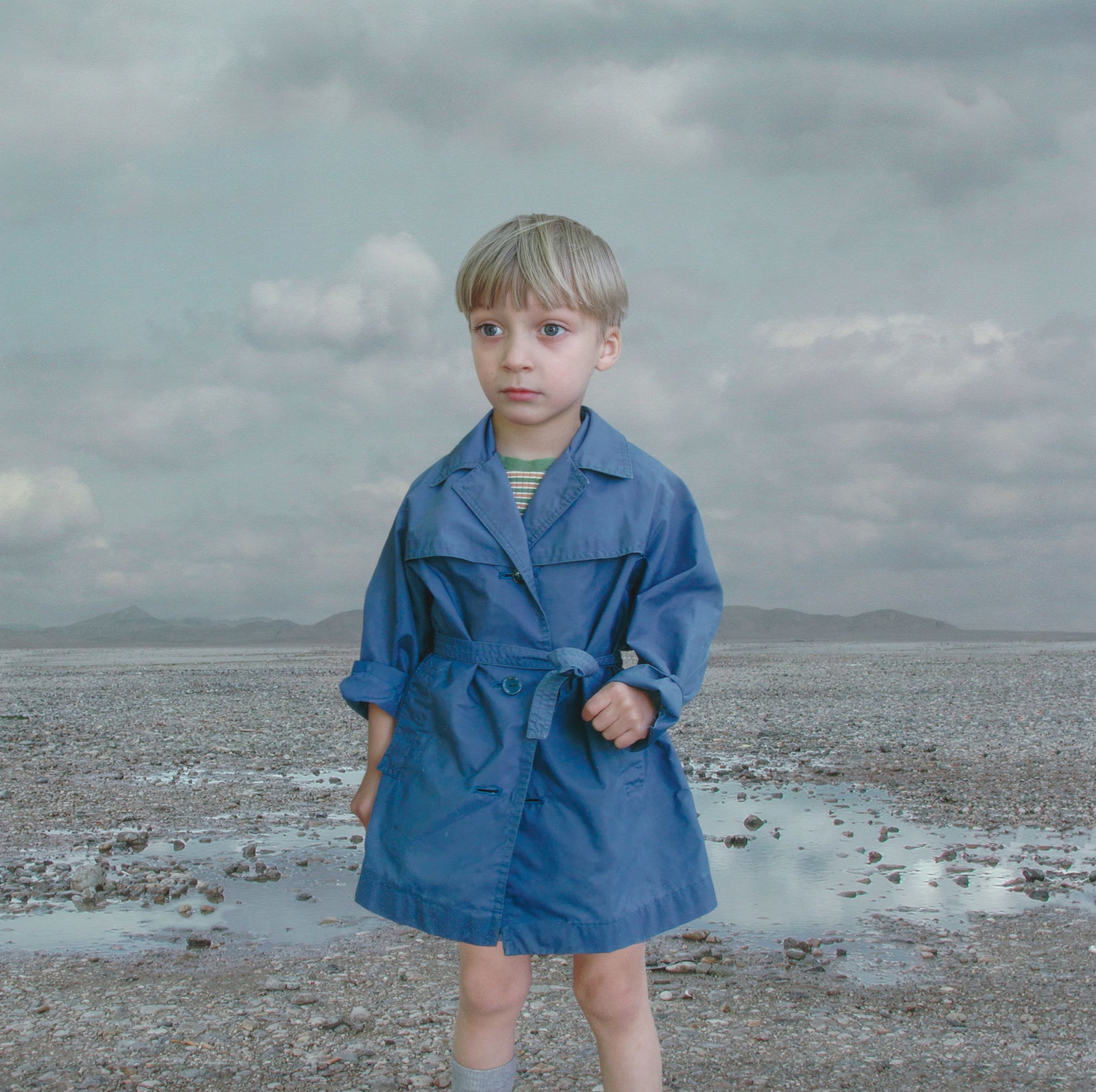 Loretta Lux (born 1969); 'Boy in a Blue Raincoat 2'; (1 of 1)