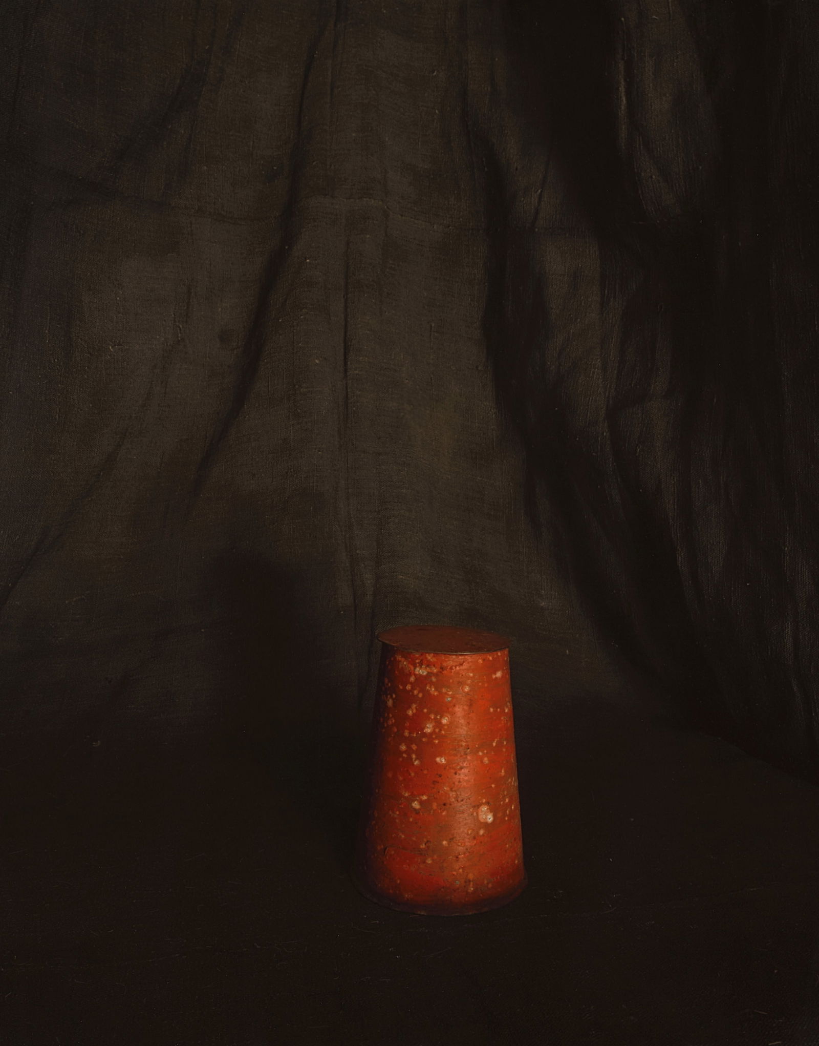 Joel Meyerowitz (born 1938); 'Teatrino (Red Tin)';: Joel Meyerowitz (born 1938) 'Teatrino (Red Tin)', 2012 Archival pigment print, printed 2014; flush-mounted to aluminum, an artist's label, signed, titled, and dated in ink on the reverse, framed, a Ho