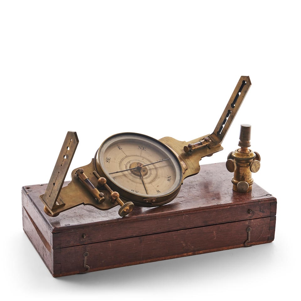 Unmarked Surveyor's Compass, 19th century, (1 of 1)