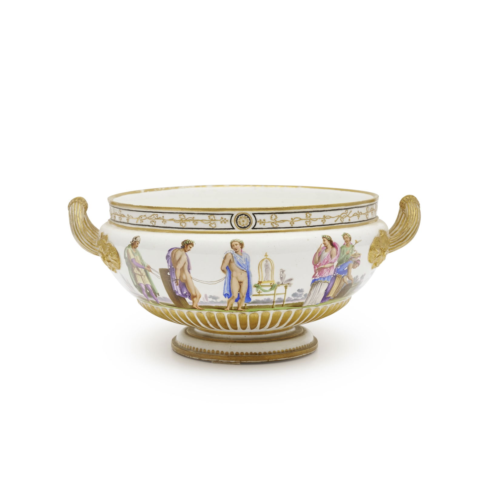 Rare terrine soupière napolitaine, Real Fabbrica Ferdinandea, du service de la Duchesse de ... (1 of 1)