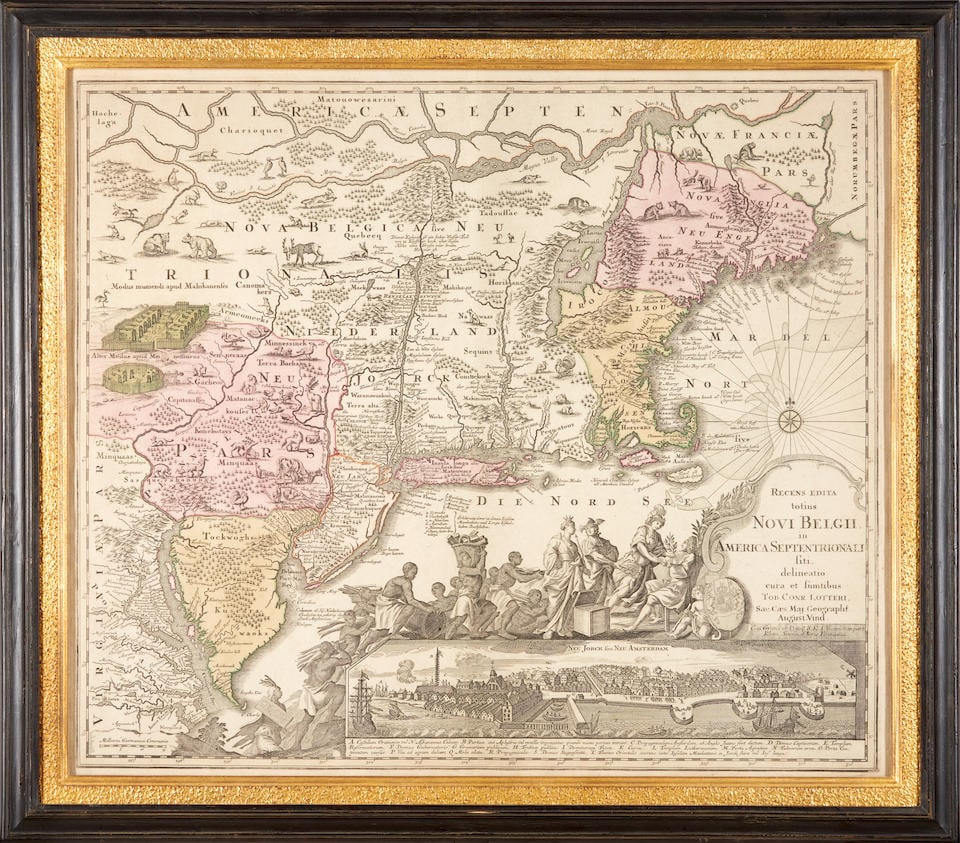 SEUTTER, MATTHÄUS. 1678-1757. And TOBIAS CONRAD LOTTER. 1717-1777. Recens edita totius Novi... (1 of 3)