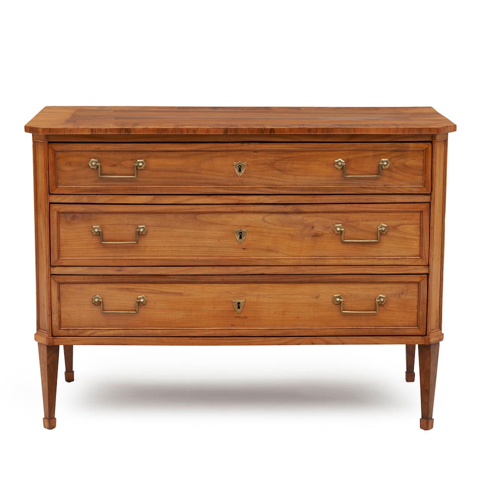 Directoire Fruitwood Commode, France, late 18th century. (1 of 3)