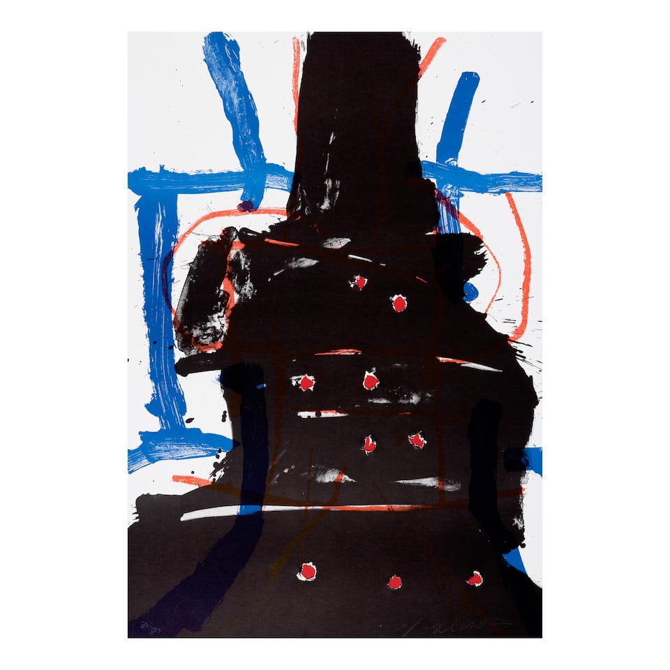 Peter Voulkos (1924-2002); A Group of 5 Abstract Lithographs;: Peter Voulkos (1924-2002) A Group of 5 Abstract Lithographs, 1979 Five lithographs in colors on wove paper, each signed in pencil and numbered 70/200, published by Master Editions, New York, the full