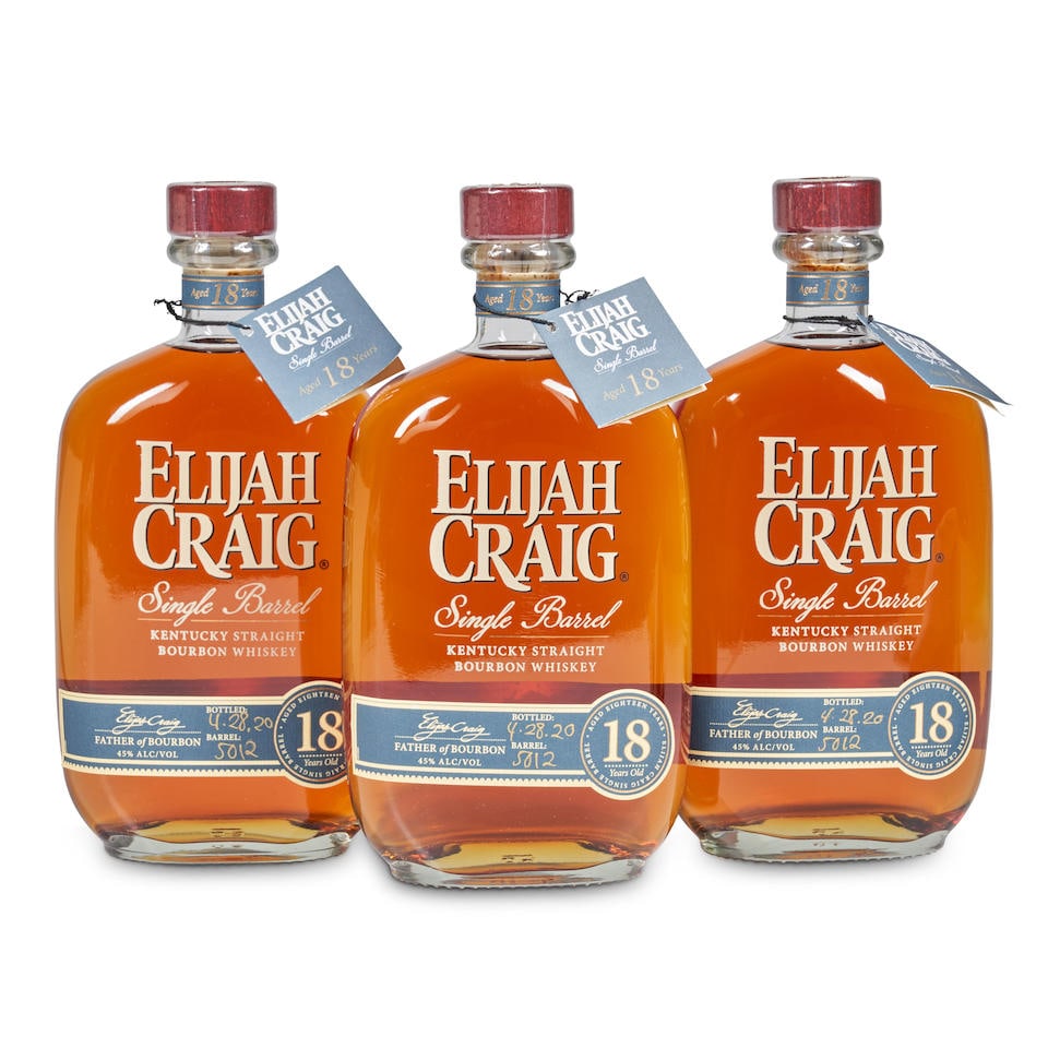 Elijah Craig 18 Years Old (3 750ml bottles) (1 of 1)