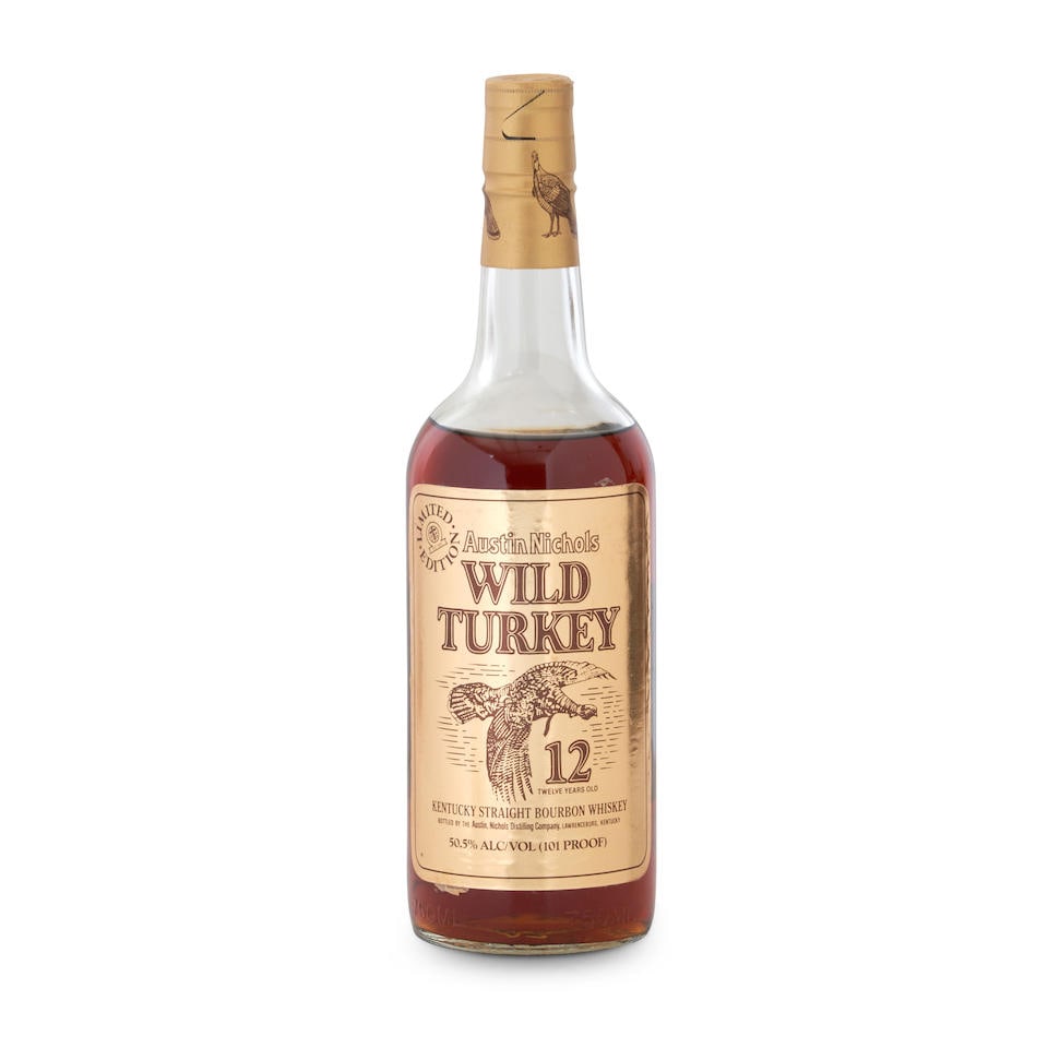 Wild Turkey 12 Years Old 'Cheesy Gold Foil' (1 750ml bottle) (1 of 1)