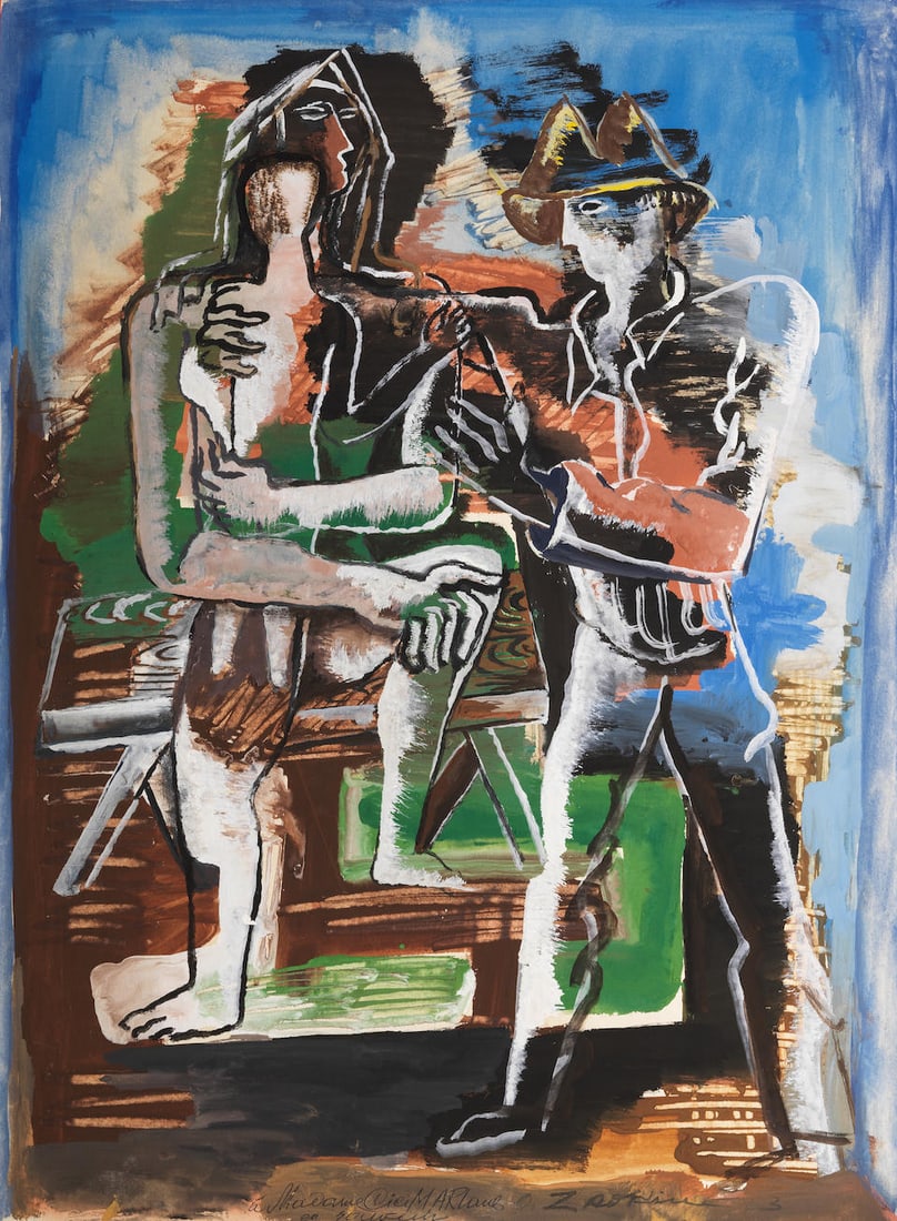 OSSIP ZADKINE (1890-1967) La famille (1 of 1)
