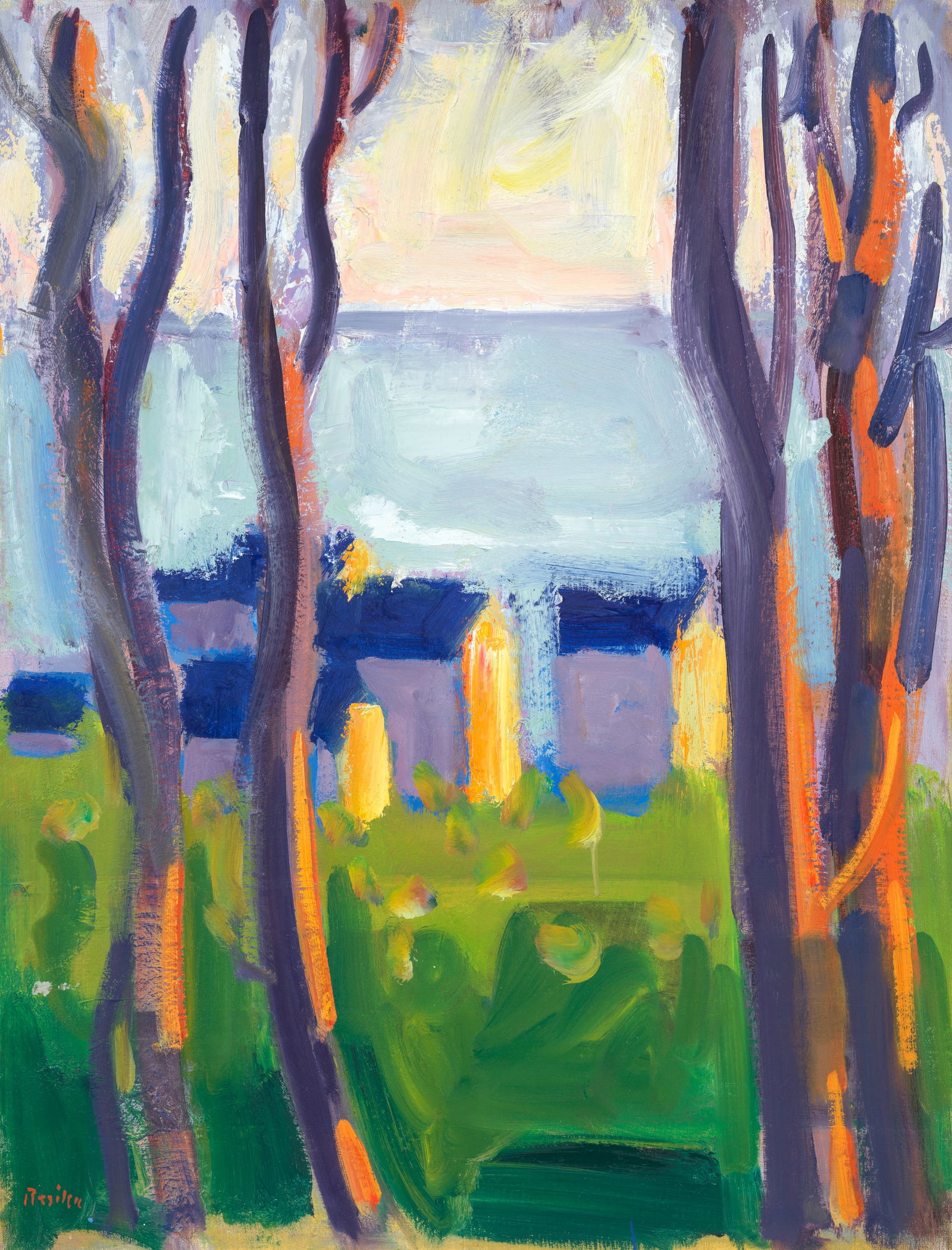 Paul Resika (born 1928) Pines 32 1/8 x 24 1/8 in. (81.6 x 71.4 cm.) (Painted in 1993.) (1 of 1)