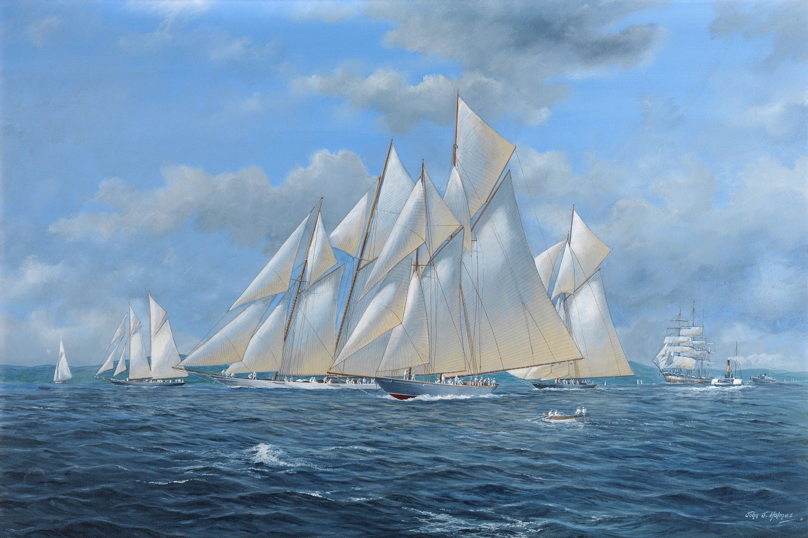 John J. Holmes (British, 20th Century) 'Candida, Suzanne and Cicely, 1910' (1 of 1)