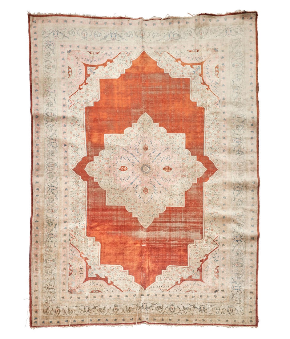 Silk Tabriz Iran 6 ft. 4 in. x 9 ft. (1 of 3)