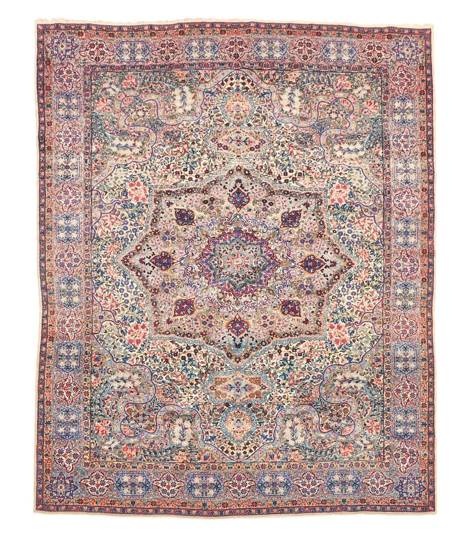 Kerman Area Rug Iran 7 ft. 4 in. x 9 ft. 6 in. (1 of 2)