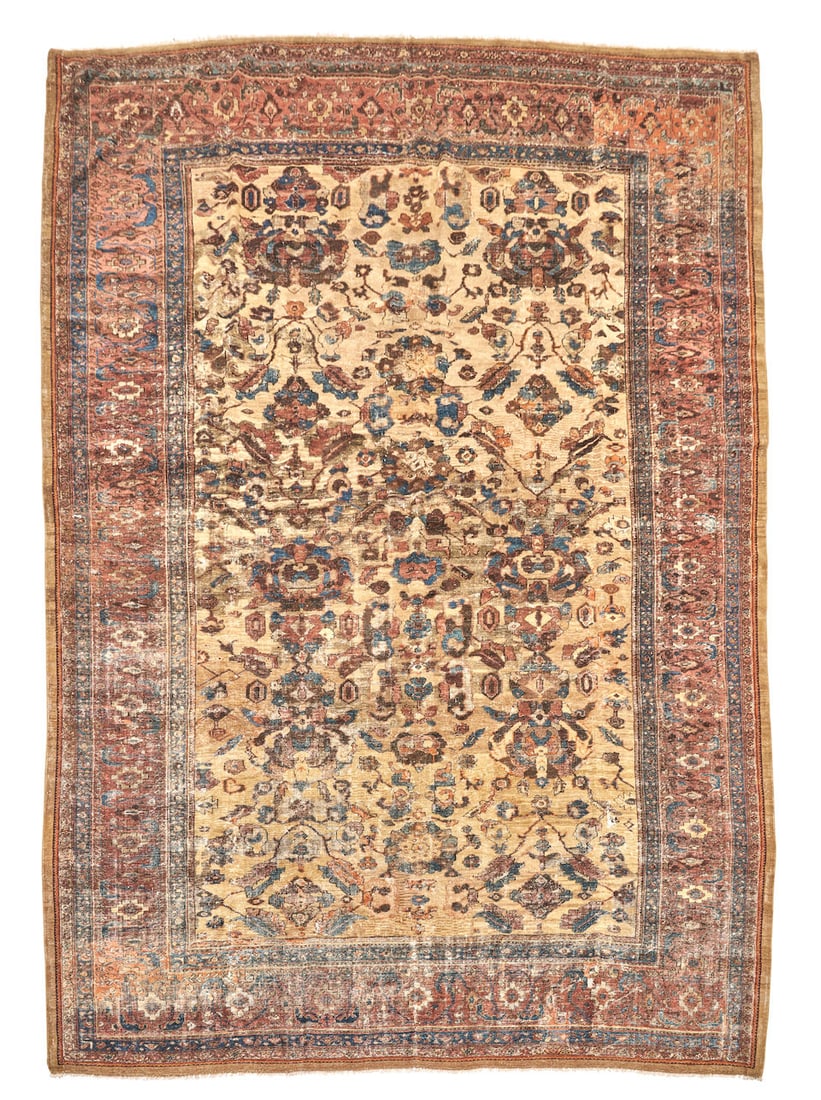 Bahksheish Carpet Iran 10 ft. 10 in. x 16 ft.: Bahksheish Carpet Iran Circa late 19th century 10 ft. 10 in. x 16 ft. For further information on this lot please visit Bonhams.com For further information about this lot please