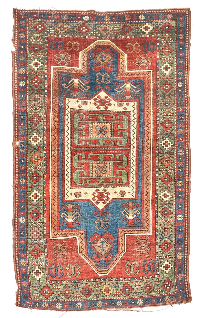 Kazak Rug Caucasus 2 ft. 10 in. x 4 ft. 1 in. (1 of 3)