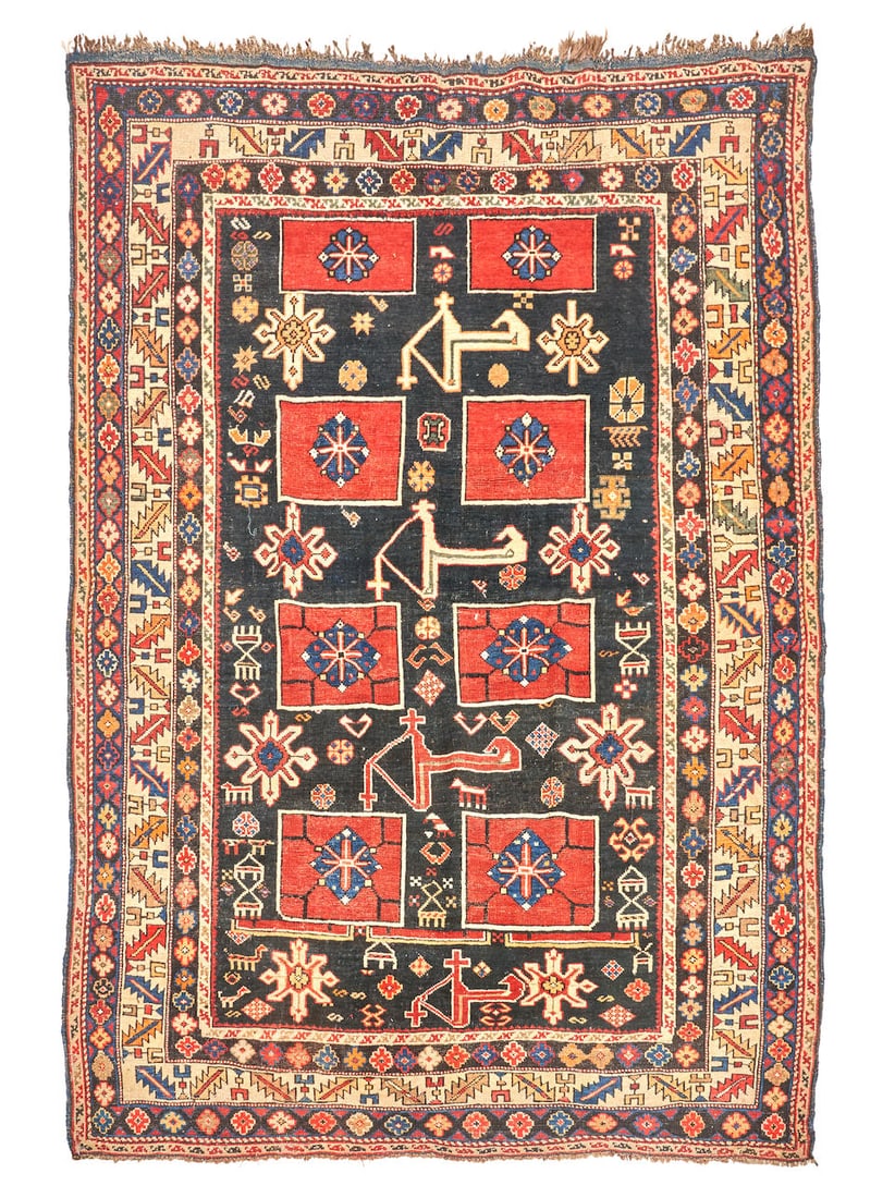 Shirvan Rug Caucasus 3 ft. 9 in. x 5 ft. 3 in. (1 of 3)