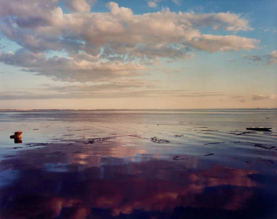 Joel Meyerowitz (born 1938); Bay/Sky, Provincetown;: Joel Meyerowitz (born 1938) Bay/Sky, Provincetown, 1993 Chromogenic print; signed 'Joel Meyerowitz 1993' in ink on the verso. 9 x 11 3/8 in. (22.9 x 28.9 cm) sheet 11 x 14 in. (27.9 x 35.6 cm) For fur